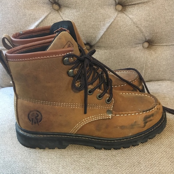 jesse james Other - Leather STEEL TOE Industrial Work Boots